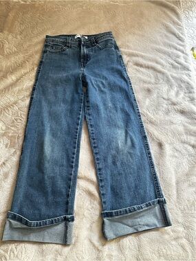 Celebrity Pink Kids Wide-Leg Jeans in Blue Wash